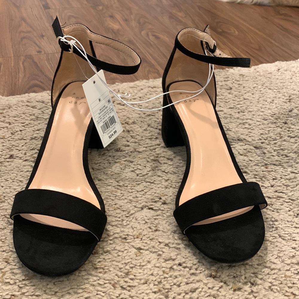 Brand new never worn black heels from Target